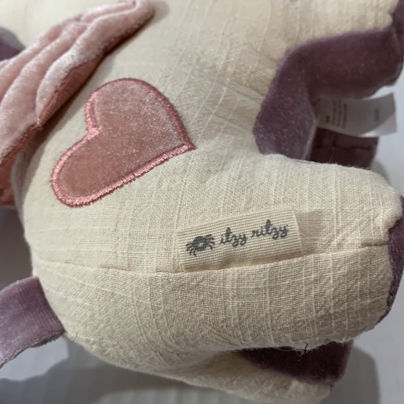 Itzy Ritzy Carseat Hanger teether linen Unicorn - Picture 3 of 3